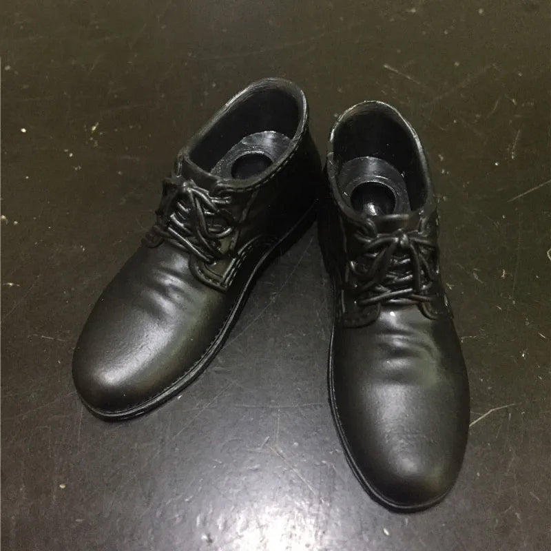 Male Leather High Upper Boot- Shoe for Detachable Feet