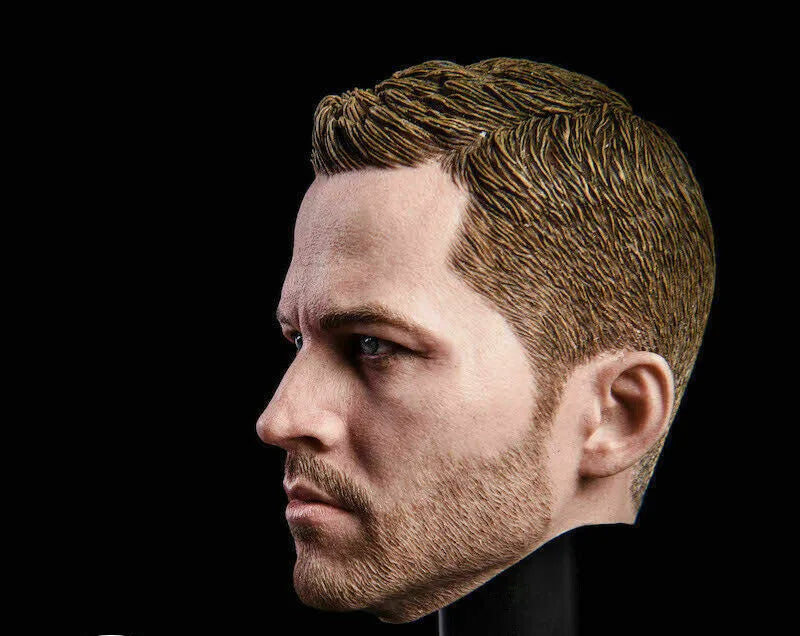 1/6 Paul Walker Head Sculpt Male Head Carving