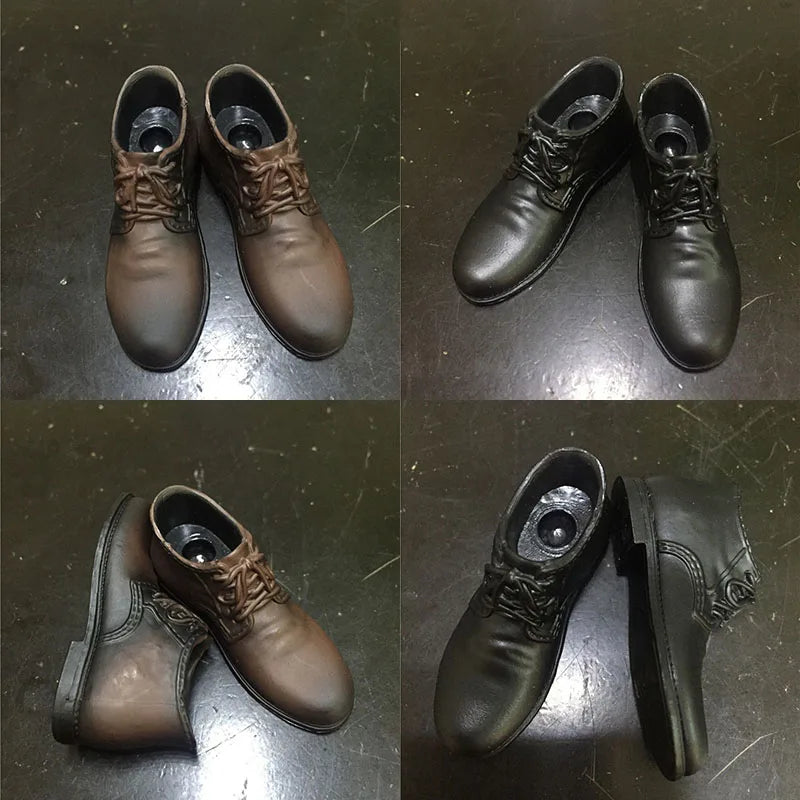 Male Leather High Upper Boot- Shoe for Detachable Feet