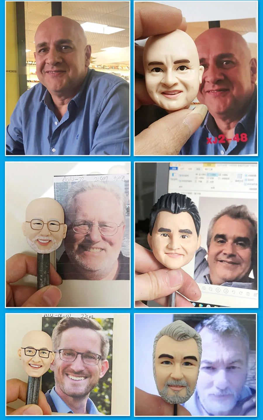 Clay Doll Figurines Customized 3d Sculptures Figurines.