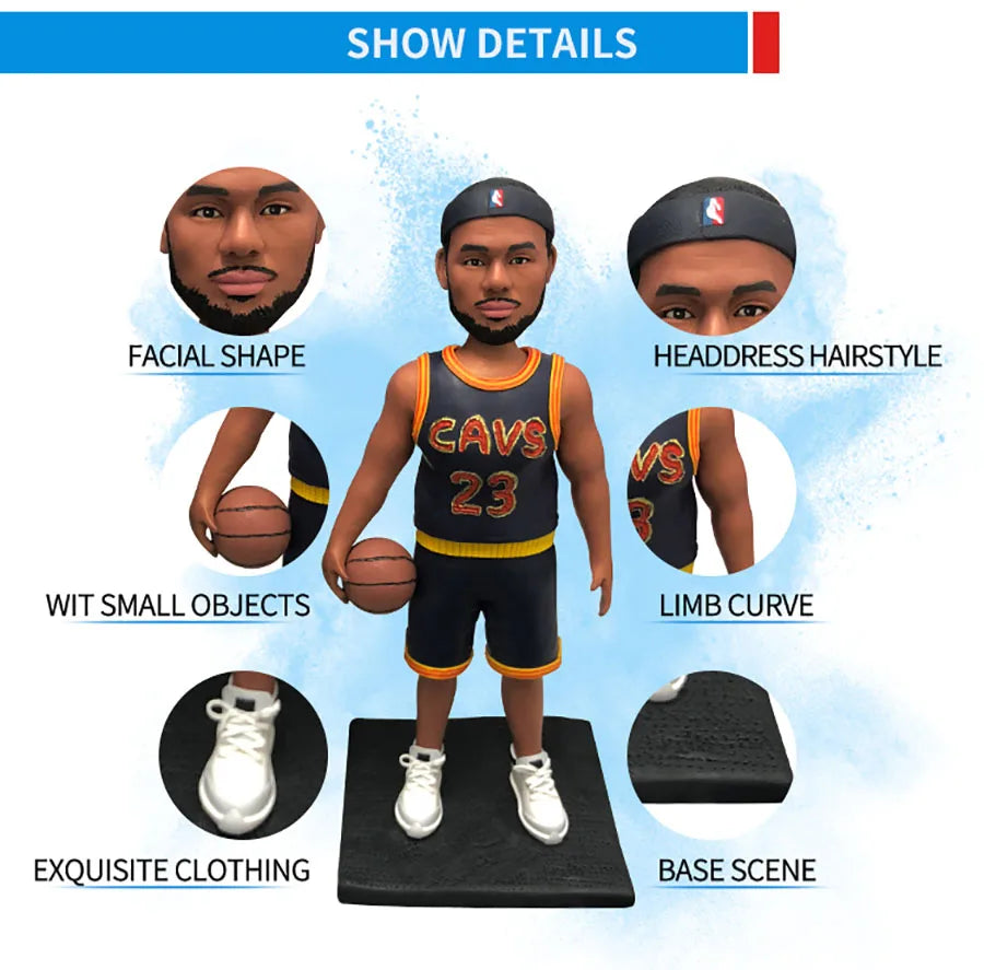 Clay Doll Figurines Customized 3d Sculptures Figurines.