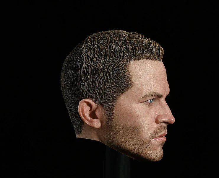 1/6 Paul Walker Head Sculpt Male Head Carving
