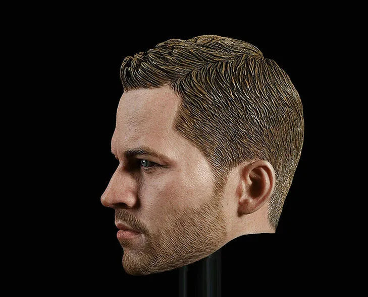1/6 Paul Walker Head Sculpt Male Head Carving