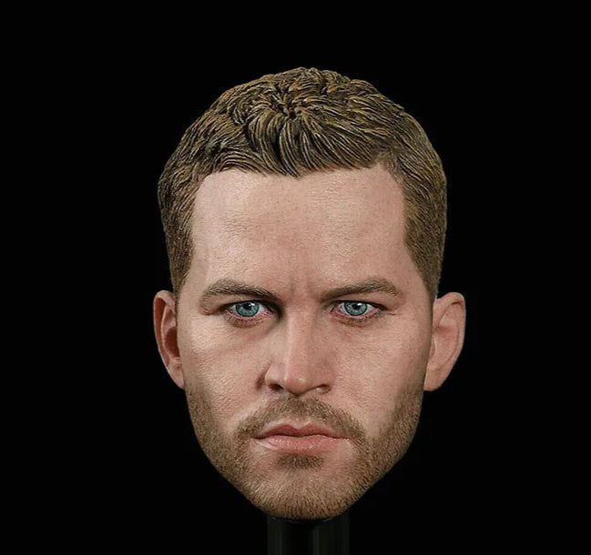 1/6 Paul Walker Head Sculpt Male Head Carving