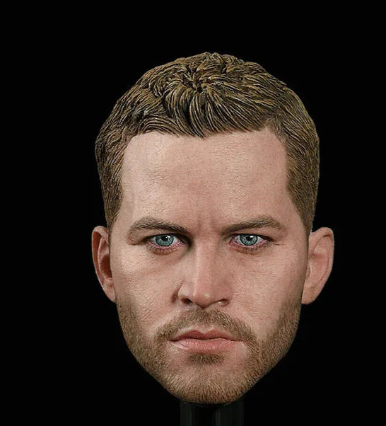 1/6 Paul Walker Head Sculpt Male Head Carving