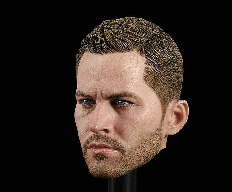 1/6 Paul Walker Head Sculpt Male Head Carving
