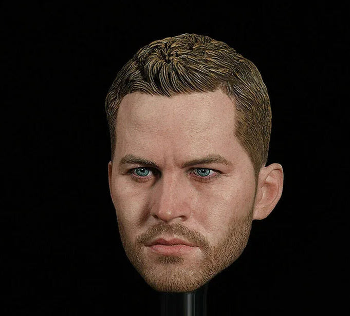1/6 Paul Walker Head Sculpt Male Head Carving