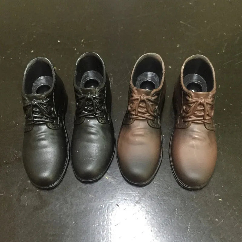 Male Leather High Upper Boot- Shoe for Detachable Feet