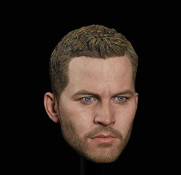 1/6 Paul Walker Head Sculpt Male Head Carving