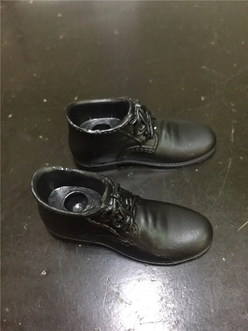 Male Leather High Upper Boot- Shoe for Detachable Feet