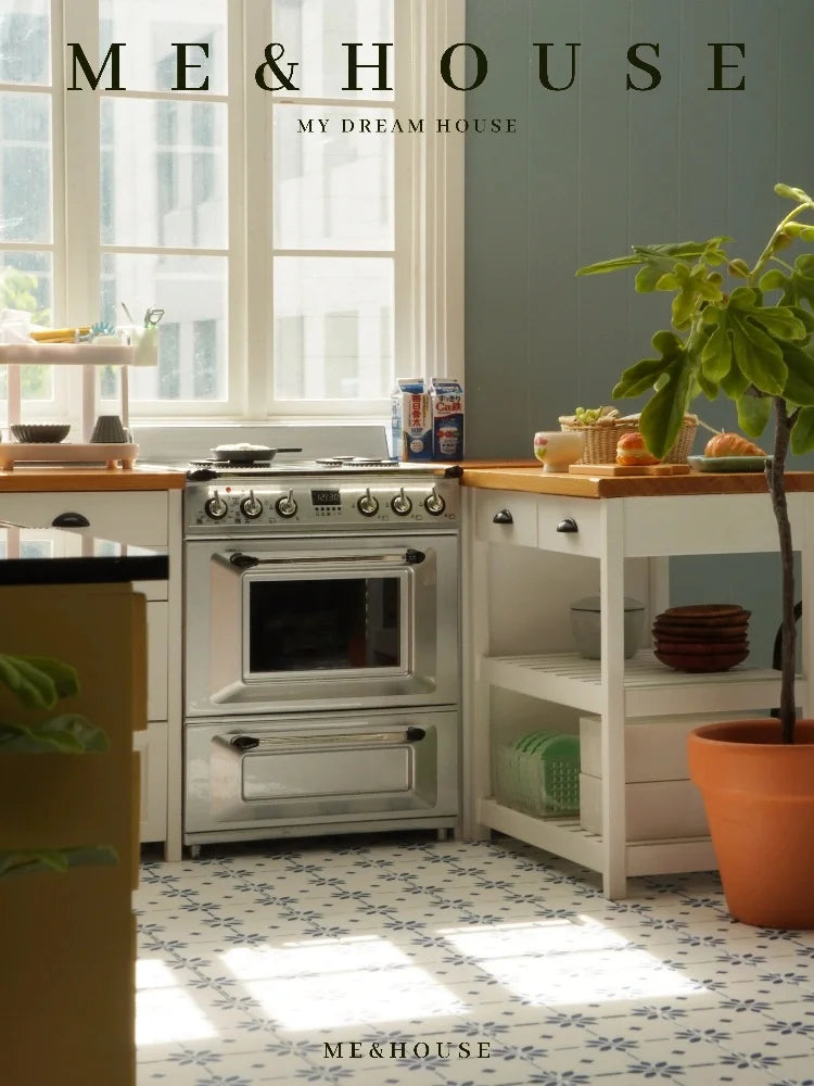 1/6 Kitchen Stove Oven Cooking Bench
