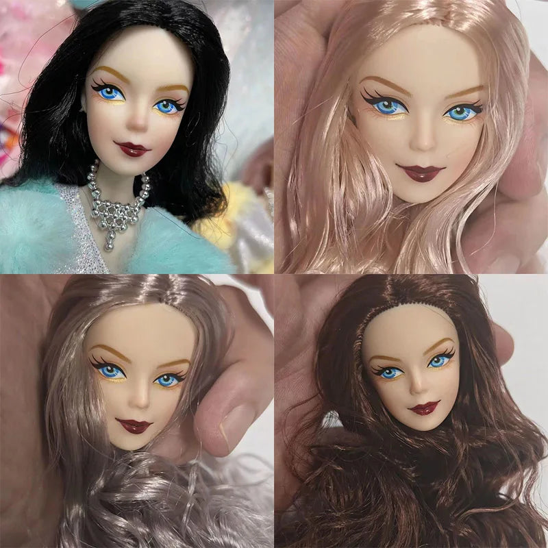 Entry Level Head with Big Wavy Curly Hair 1/6