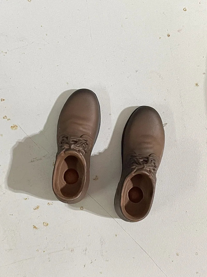 Male Leather High Upper Boot- Shoe for Detachable Feet