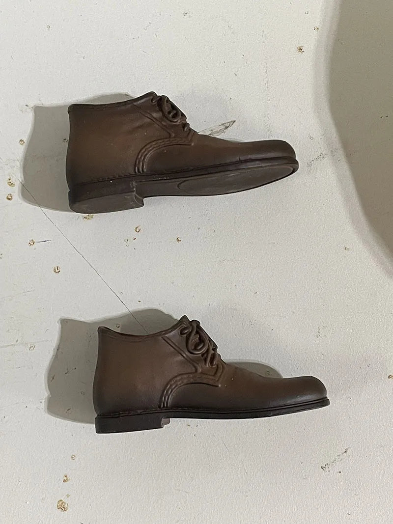 Male Leather High Upper Boot- Shoe for Detachable Feet
