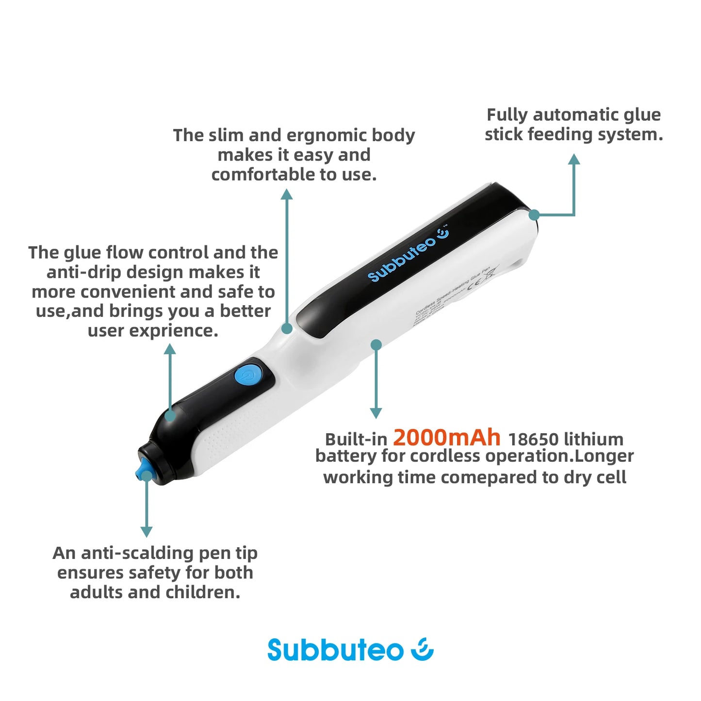 Subbuteo 4 V cordless Glue Gun Pen