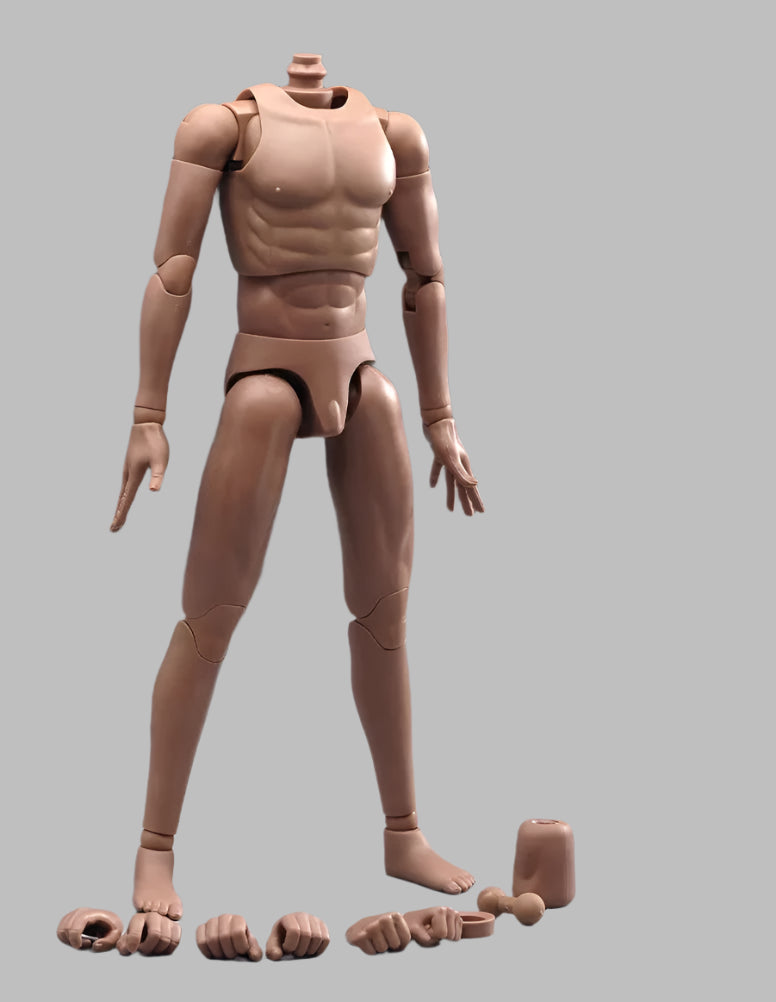 Super Flexible Joint Body with Soft Hands Feet 27cm 1:6