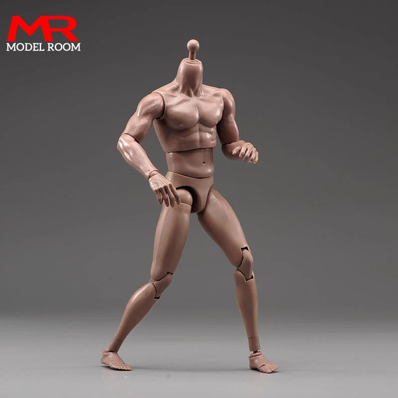 1/6 Male Normal Muscle Joint Body 12'' Flexible Body