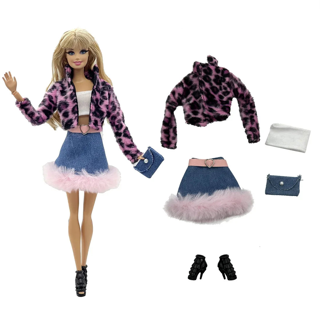 Winter selection Casual Wear +Shoes for 11.5 Inch 30cm Doll
