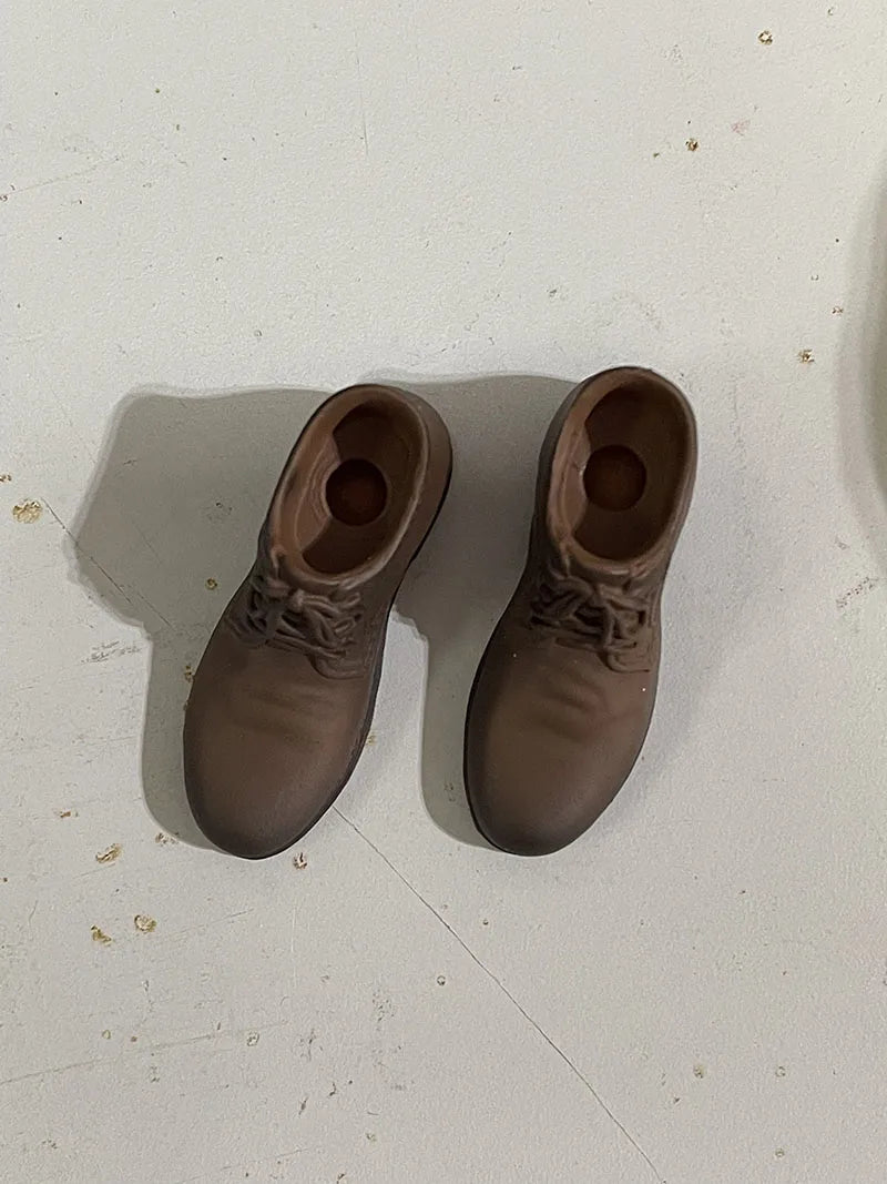 Male Leather High Upper Boot- Shoe for Detachable Feet