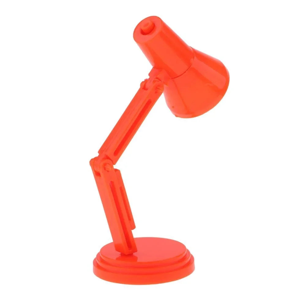 Desk Lamp White LED 1/6 Scale Dollhouse Accessory