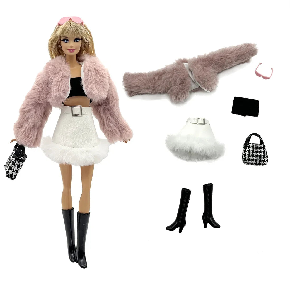 Winter selection Casual Wear +Shoes for 11.5 Inch 30cm Doll