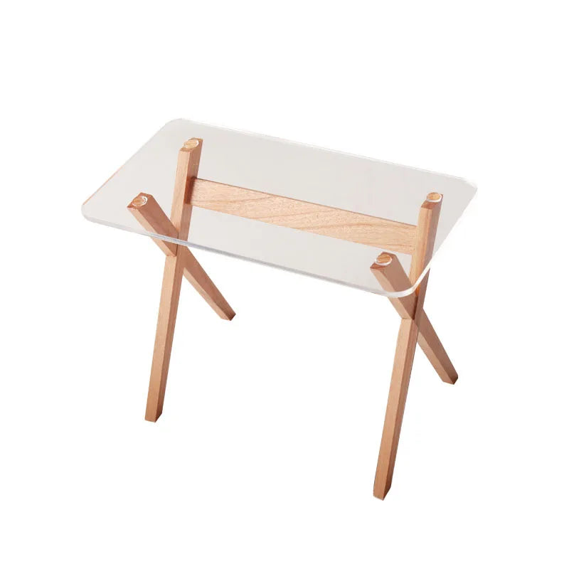 Galaxy Transparent table top, Wood Chair selection