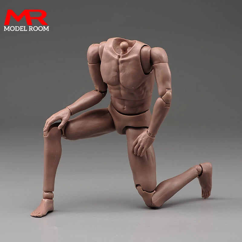 1/6 Male Normal Muscle Joint Body 12'' Flexible Body
