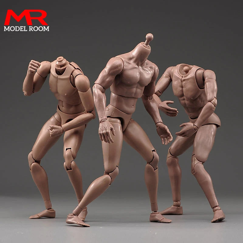 1/6 Male Normal Muscle Joint Body 12'' Flexible Body