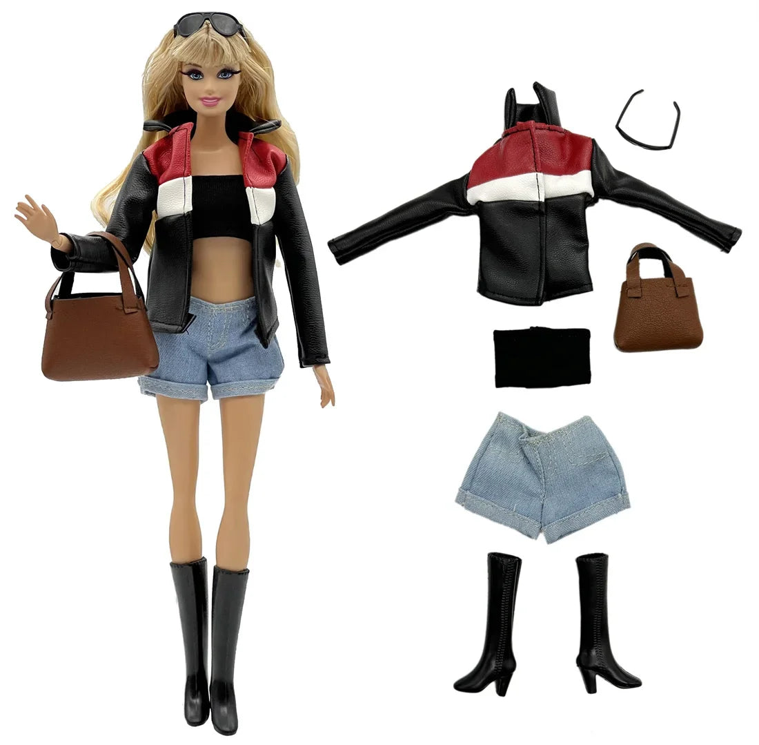 Winter selection Casual Wear +Shoes for 11.5 Inch 30cm Doll