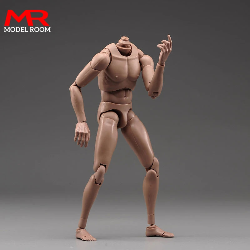 1/6 Male Normal Muscle Joint Body 12'' Flexible Body