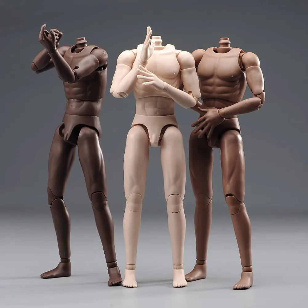 Super Flexible Joint Body with Soft Hands Feet 27cm 1:6
