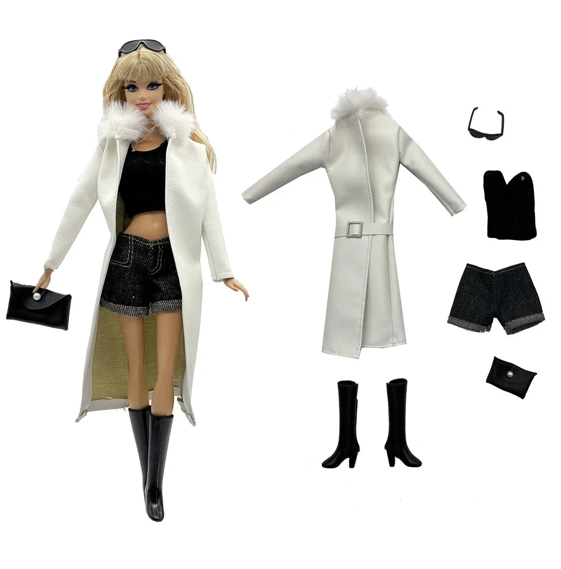 Winter selection Casual Wear +Shoes for 11.5 Inch 30cm Doll