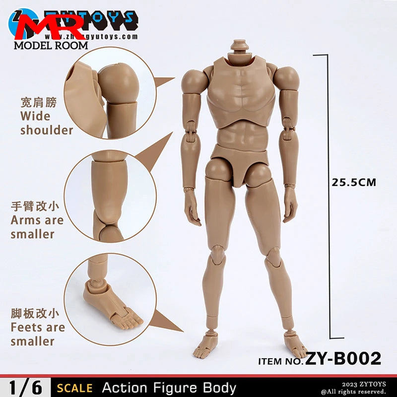 1/6 Joint Body 25.5cm Male Flexible