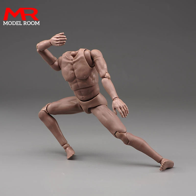 1/6 Male Normal Muscle Joint Body 12'' Flexible Body
