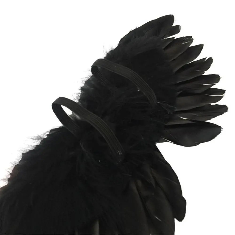 Tallulah White / Black Model Mini Feather Wing 1/6 Doll