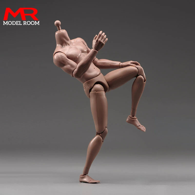 1/6 Male Normal Muscle Joint Body 12'' Flexible Body