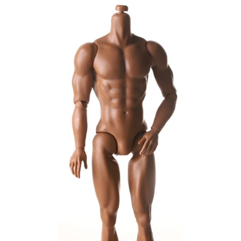 31cm Height Male Body 1/6 MJD Body Normal & Tan Skin Strong Man