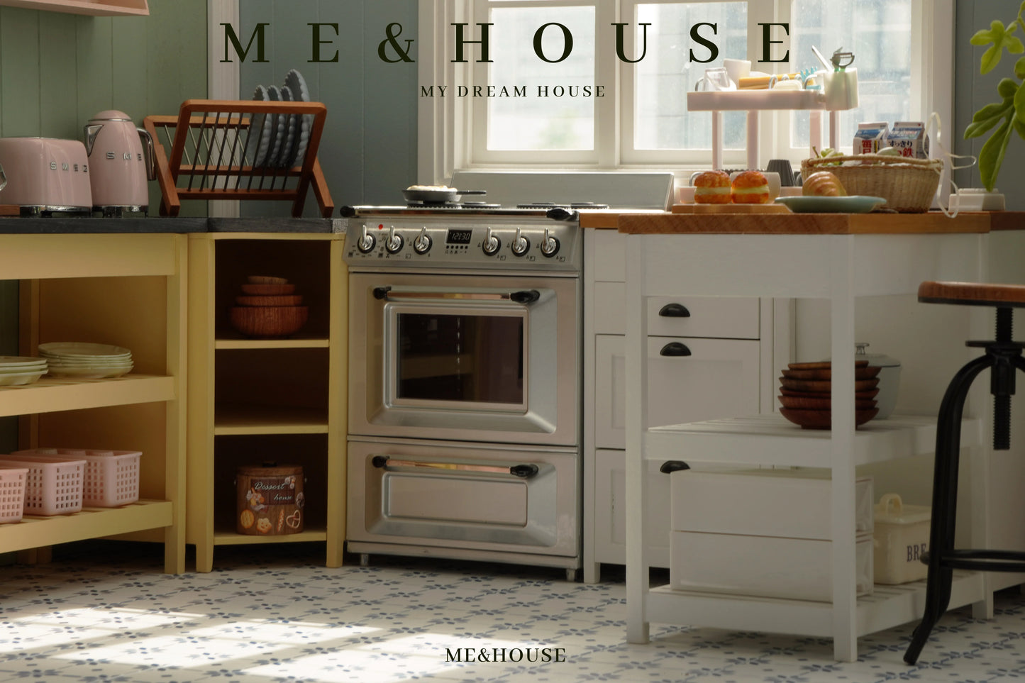 1/6 Kitchen Stove Oven Cooking Bench