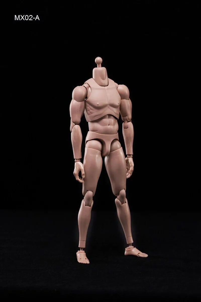1/6 Europe Skin Male Action Figure Doll 12'' Super Flexible Joint Body