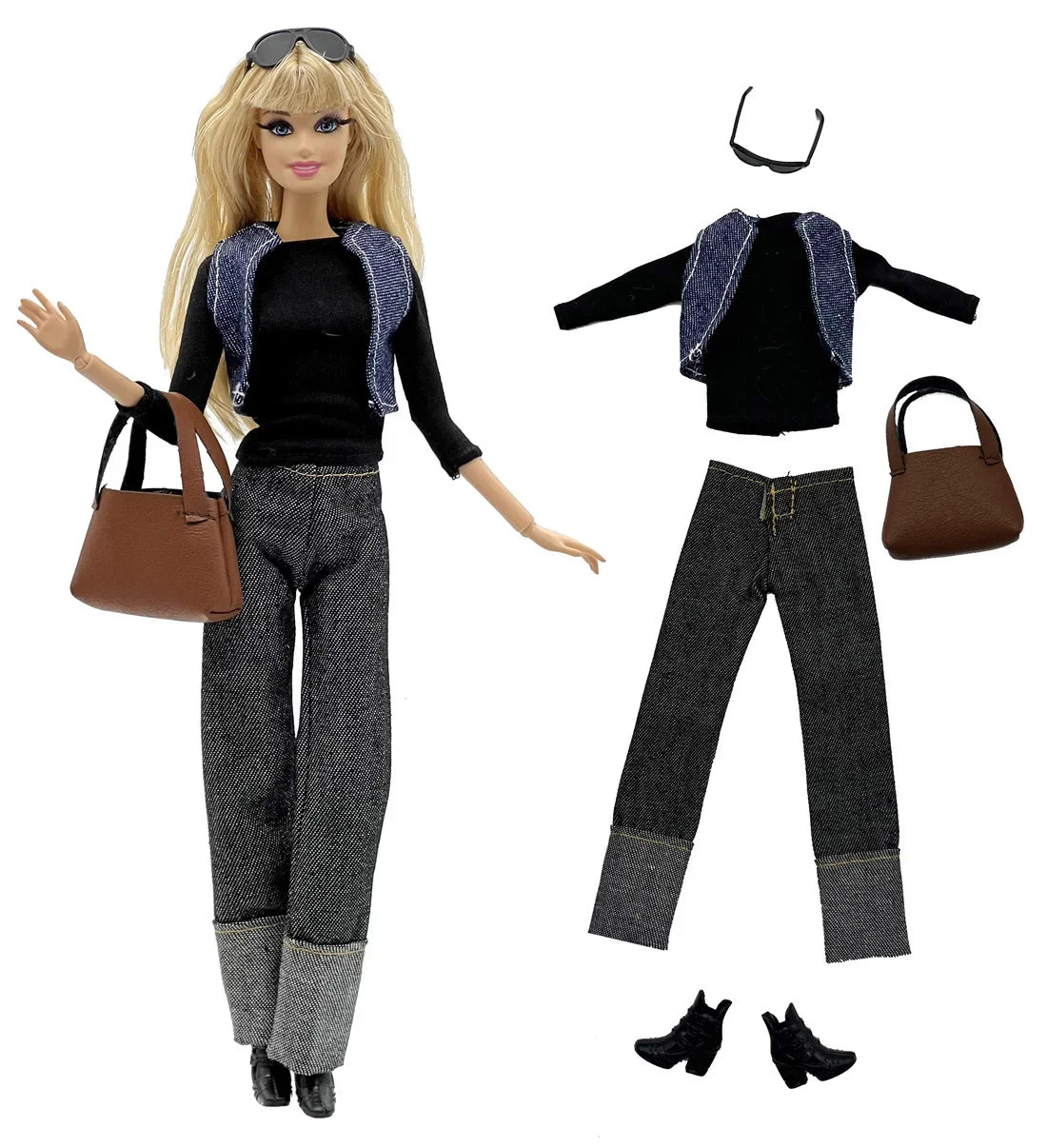 Winter selection Casual Wear +Shoes for 11.5 Inch 30cm Doll