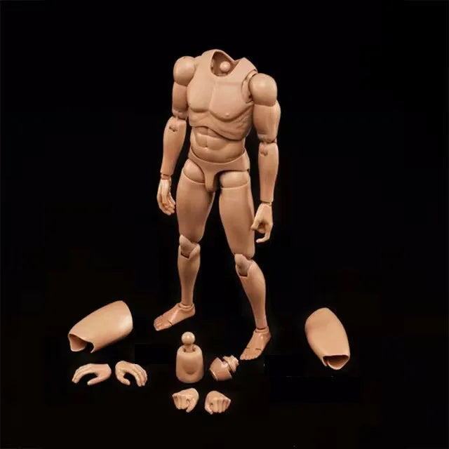 1/6 Europe Skin Male Action Figure Doll 12'' Super Flexible Joint Body