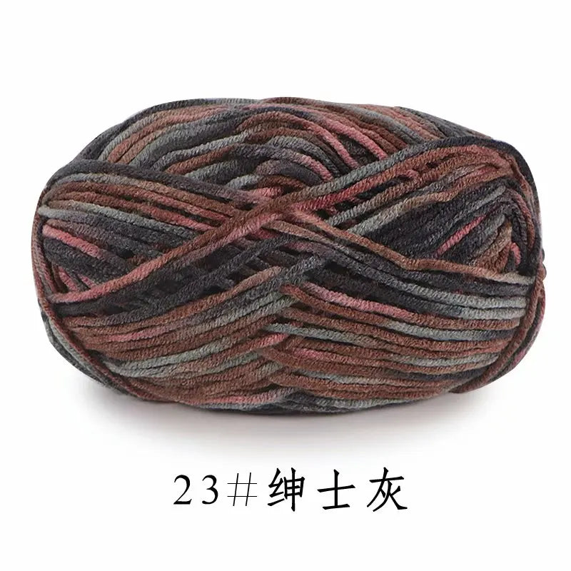 Colorful Soft Cotton Yarn 5Strands 50g 2.5mm