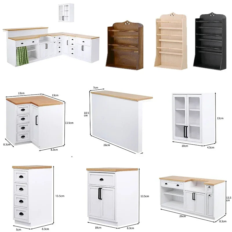 Me & My House Designer Kitchen Cabinets and Furniture 1:6