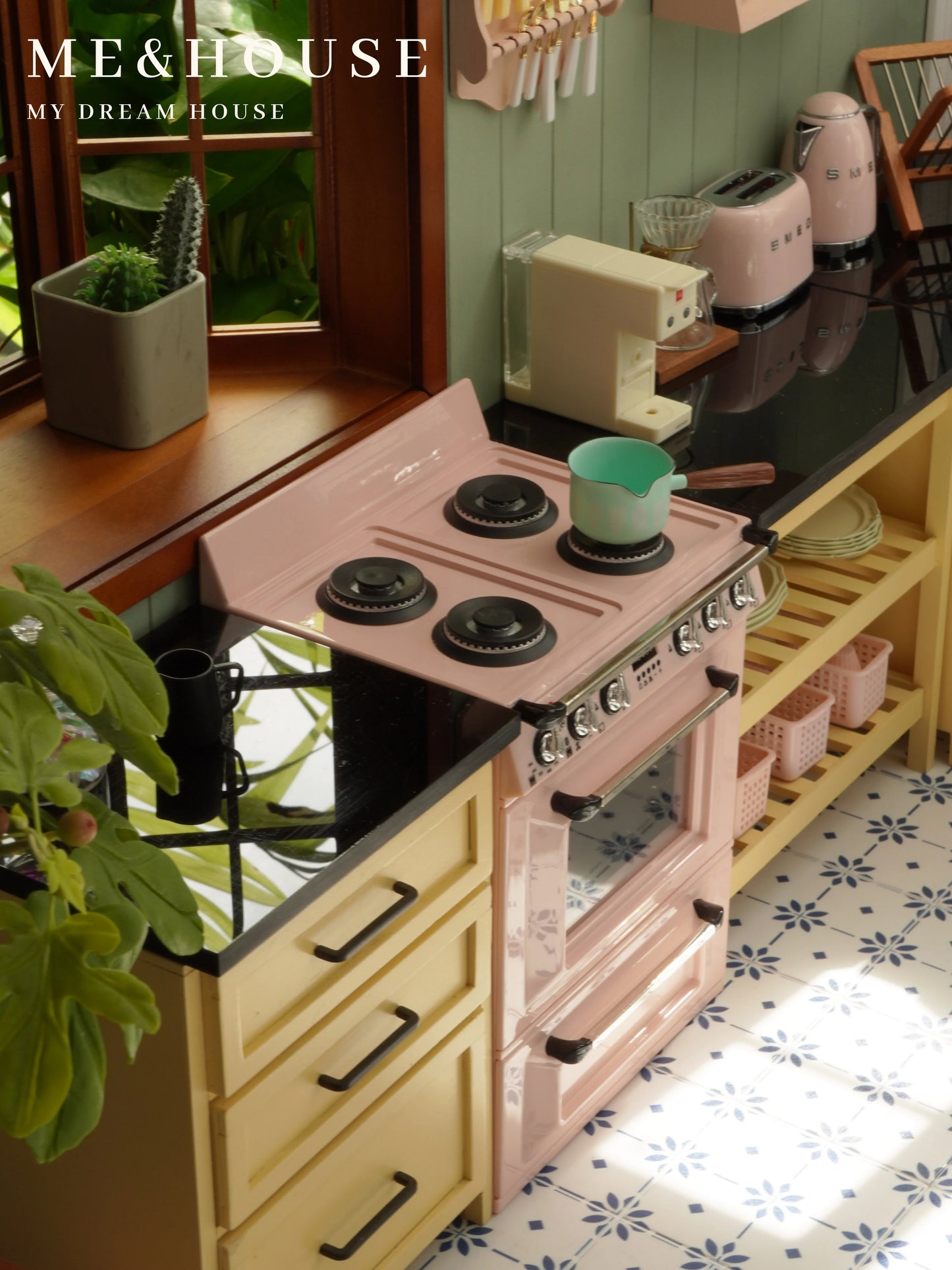 1/6 Kitchen Stove Oven Cooking Bench