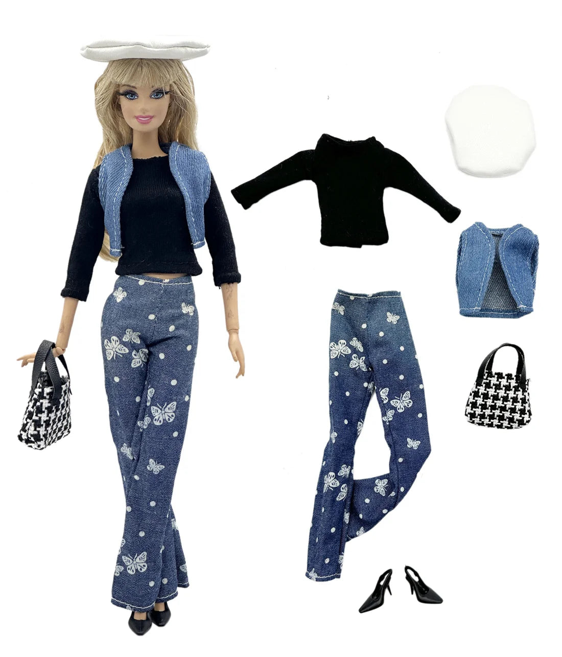 Winter selection Casual Wear +Shoes for 11.5 Inch 30cm Doll