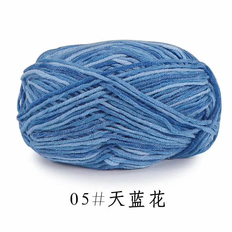 Colorful Soft Cotton Yarn 5Strands 50g 2.5mm
