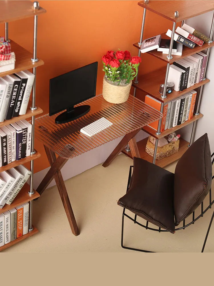 Galaxy Transparent table top, Wood Chair selection