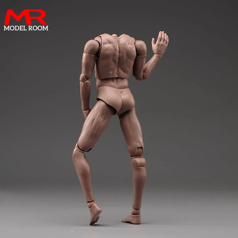 1/6 Male Normal Muscle Joint Body 12'' Flexible Body