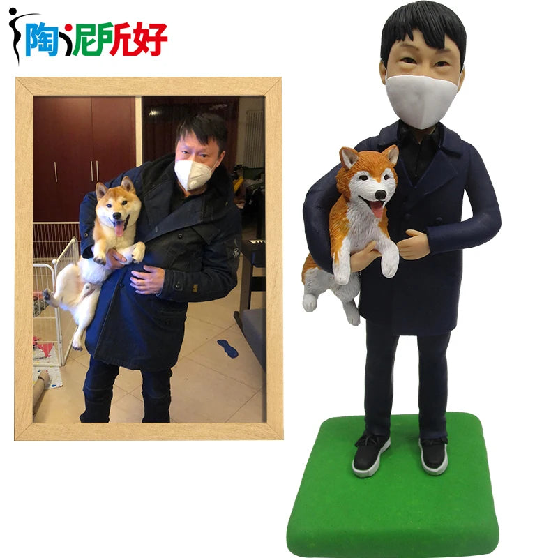 Clay Doll Figurines Customized 3d Sculptures Figurines.