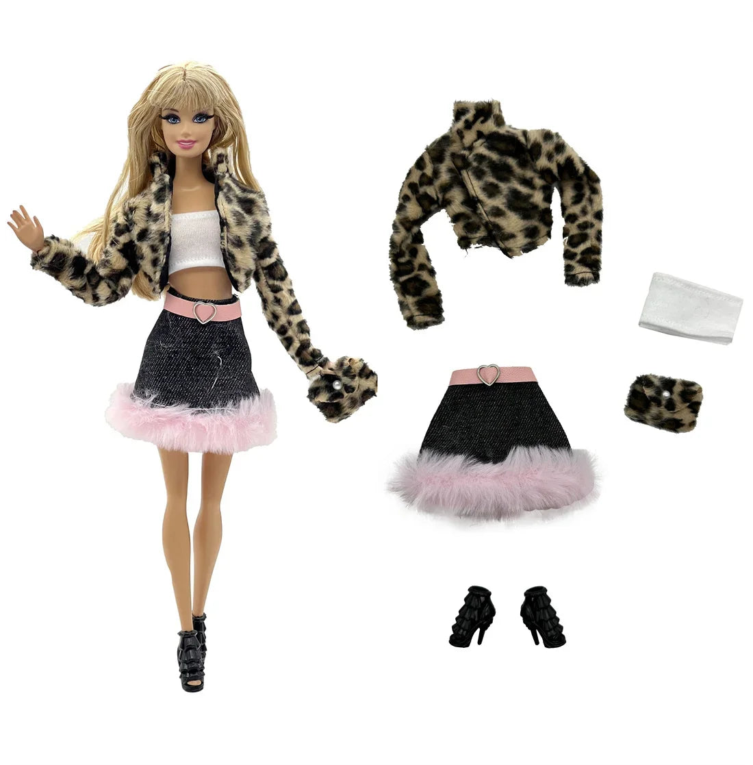 Winter selection Casual Wear +Shoes for 11.5 Inch 30cm Doll